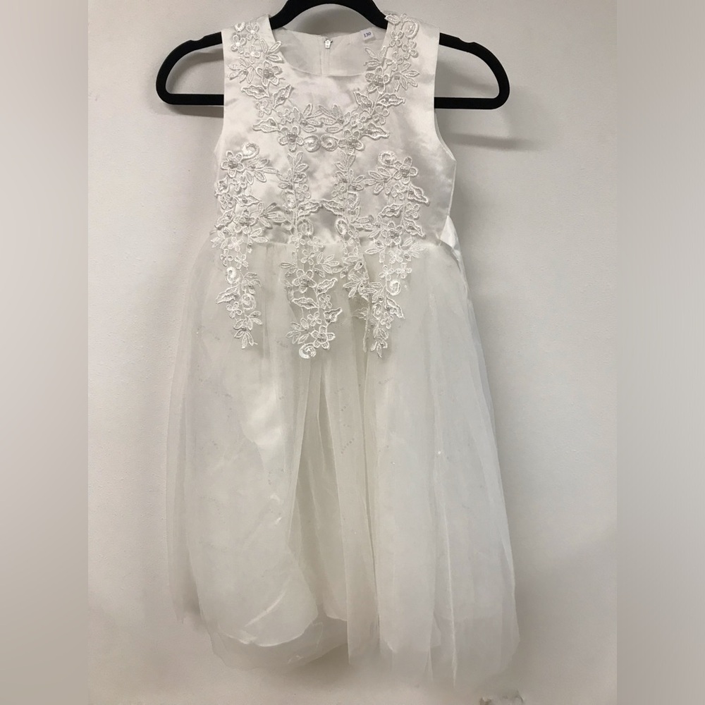Big Girls First Holy Communion Church Easter Party Wedding Pearls Girl Dress - Picture 1 of 4
